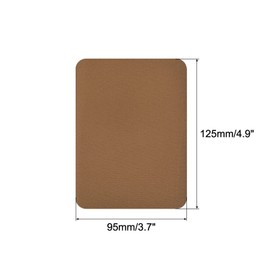 MECCANIXITY 12 parches de tela termoadhesivos para planchar, de algodón, para ropa, color azul claro, 4.9 x 3.7 pulgadas, para ropa, pantalones, bolsos, reparación de agujeros y decoración