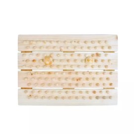순수 편백나무 구슬발지압판 대형지압기 발지압 구슬 지압매트 지압기 발지압기 발마사지 Pure Hinoki Wooden Ball Foot Massager Large Reflexology Mat