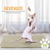 Waterproof Cat Litter Mat, Double Layer EVA, Odor-Free Large Grid,