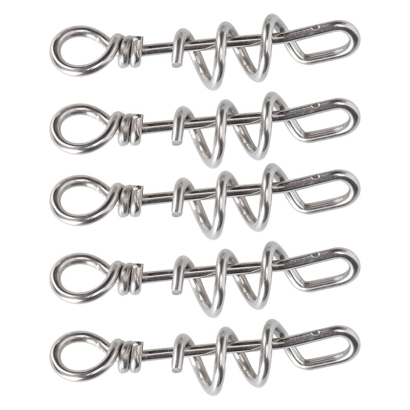 5 Pcs Bird Parrots Foot Ring Buckle Stainless Steel Foot