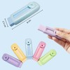 Joylio Retractable Erasers Set of 5 Pack Pastel Colours, Clean