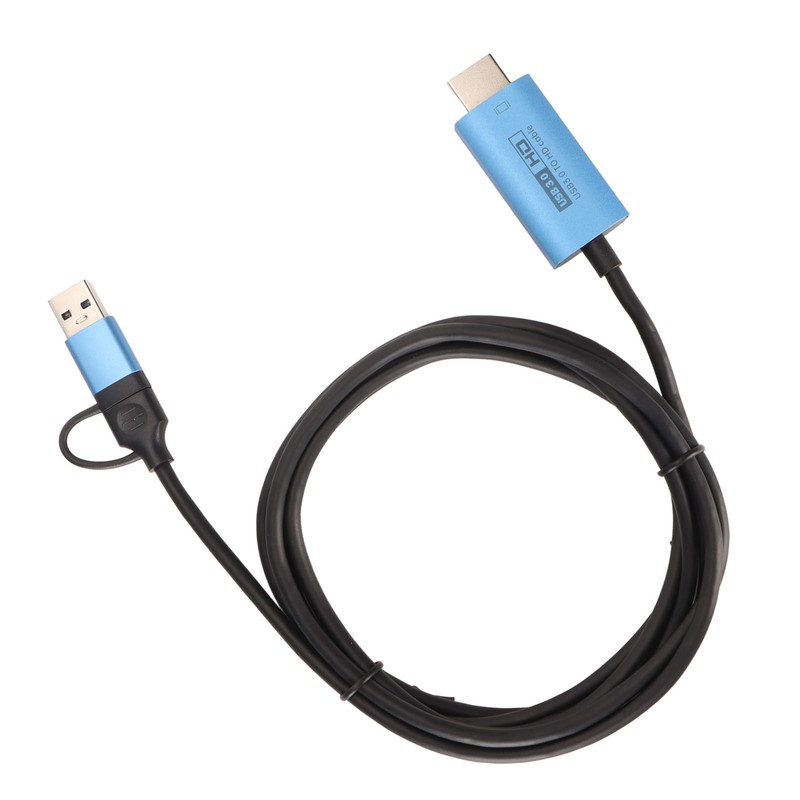USB3.0 to HD Multimedia Interface Cable 5Gbps 1080P USB C