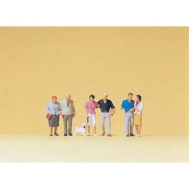 Preiser 10527 Couples with Dogs