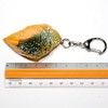 Food Sample Key Holder and eating and Burn, Salmon, 027tk