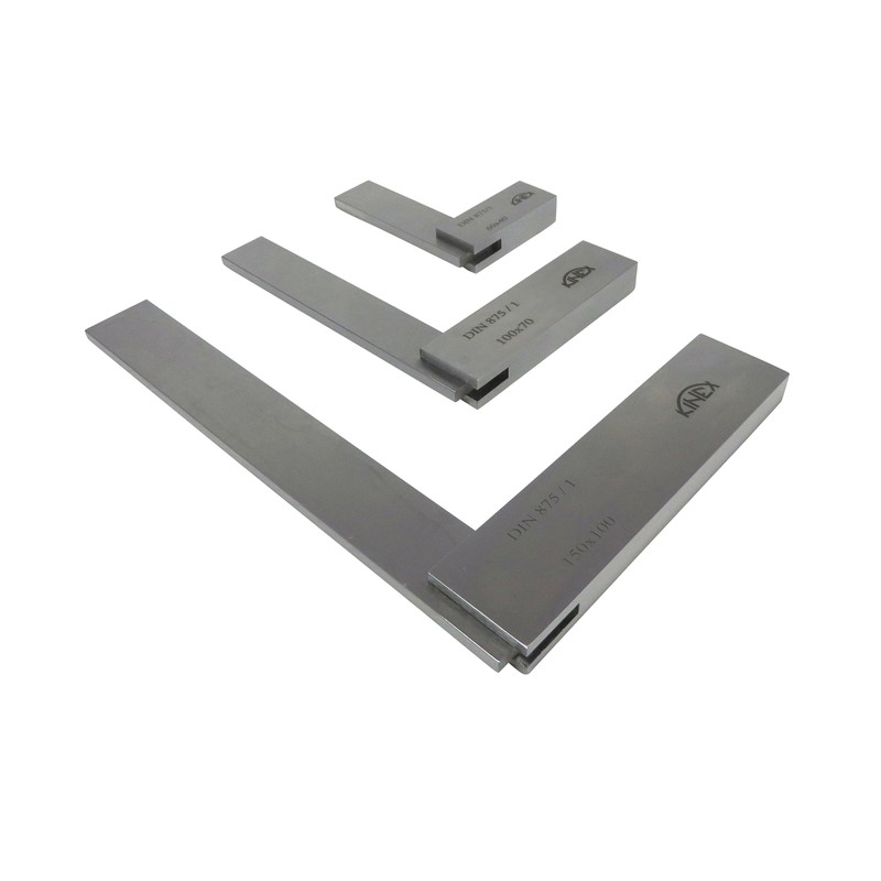 Kinex 3 Piece Set of Solid Machinist Square 2-3/8, 4
