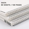 WRENBEN 2PCS Dotted Spiral Notebook 5.7" x 8.3" with 120gsm