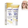 Anti-Aging Sonnencreme, 40 G SPF 50+ PA+++Reorganize Collagen Sonnencreme Wasserfeste,