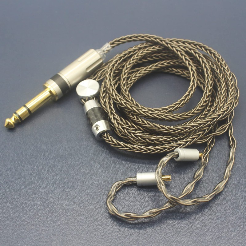 Youkamoo 8 Core Braided Earphone Replacement Upgrade Cable for ATH-LS50