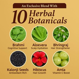 Veda Active Herbs Hair Oil | Hair Growth Oil | Infused with Herbs | 200ml