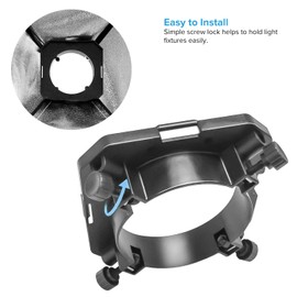 LimoStudio Photography Softbox Universal Speed Ring for Photo Studio Lighting, AGG1064