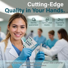 DermaTwist 10R Blades Dermaplaning 100-Pack Sterile Dermaplaning Razors for Women Face â 10R Dermaplane Blades for face