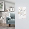 LWDZLHD White Gold Marble Outlet Covers Light Switch Cover Decorative