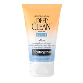 Oil Free Deep Clean Gentle Scrub by Neutrogena for Unisex - 4.2 oz Scrub