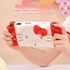 Plush Protective Case for Switch OLED,Kawaii Hard PC Slim Cover