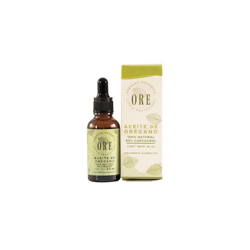 ORE Aceite de Orégano Natural, Set de 30 ml Aceite
