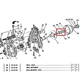 A.A Rear Axle Bearing & Seal Kit 2 Pack Replacement for EZGO 611931, 70181G01, 15112G1, 556254 ＆ 620343 (2)