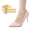 Andux PXD Women's Removable Non-Slip Shoe Straps 1/3 Pairs, Satin
