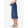 Woman Within Women's Plus Size Stretch Denim Jean Skirt -