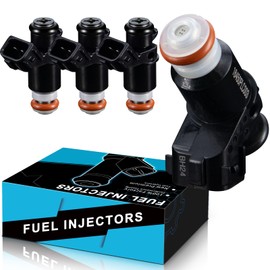YZHIDIANF 16450PLC003 Fuel Injectors Fits For:-Honda Civic 2001-2005 lx, Civic 2001-2005 dx, Civic 2001-2005 hx, Civic 2004-2005 value package 1.7L L4, OE# 16450PLD004, FJ338 (4 Pack)