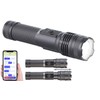 KryoLights Emergency Flashlight:12W 800 Lumens Smart Flashlight with SOS Emergency