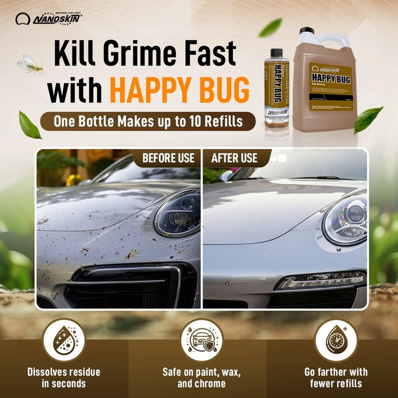 Nanoskin Bug Remover 1 Gallon – Exterior Cleaner & Degreaser