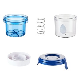 Sarini Yogurt Strainer for Yogurt, Reusable Yogurt Filter with Lid for Making Thick Yogurt, Soy Milk Strainer, Blue