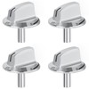 Upgrade 5304525746 Long Stem Stove Knobs Replacements, Compatible with Frigidaire