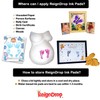 ReignDrop Ink Pad For Baby Footprint & Handprint - Creates