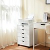 ALPEN 5 Drawer Mobile File Cabinet Under Desk Storage Organization