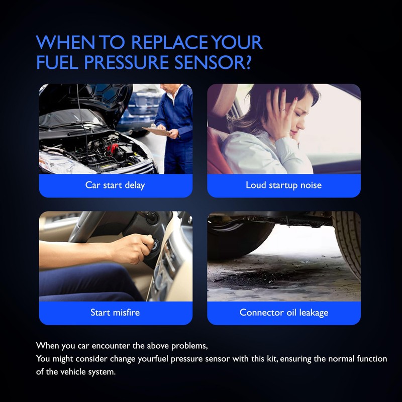 HiSport Fuel Rail Pressure Sensor - Compatible with RAM 2500