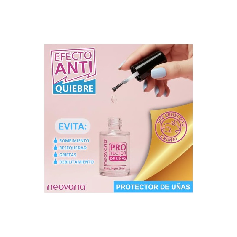 Endurecedor de Uñas y Protector NEOVANA - Uñas Más Resistentes