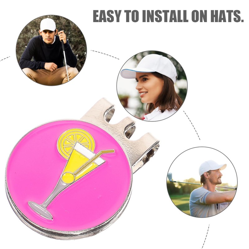 Sosoport Portable Golf Hat Clip Marker Stylish Golf Accessories for