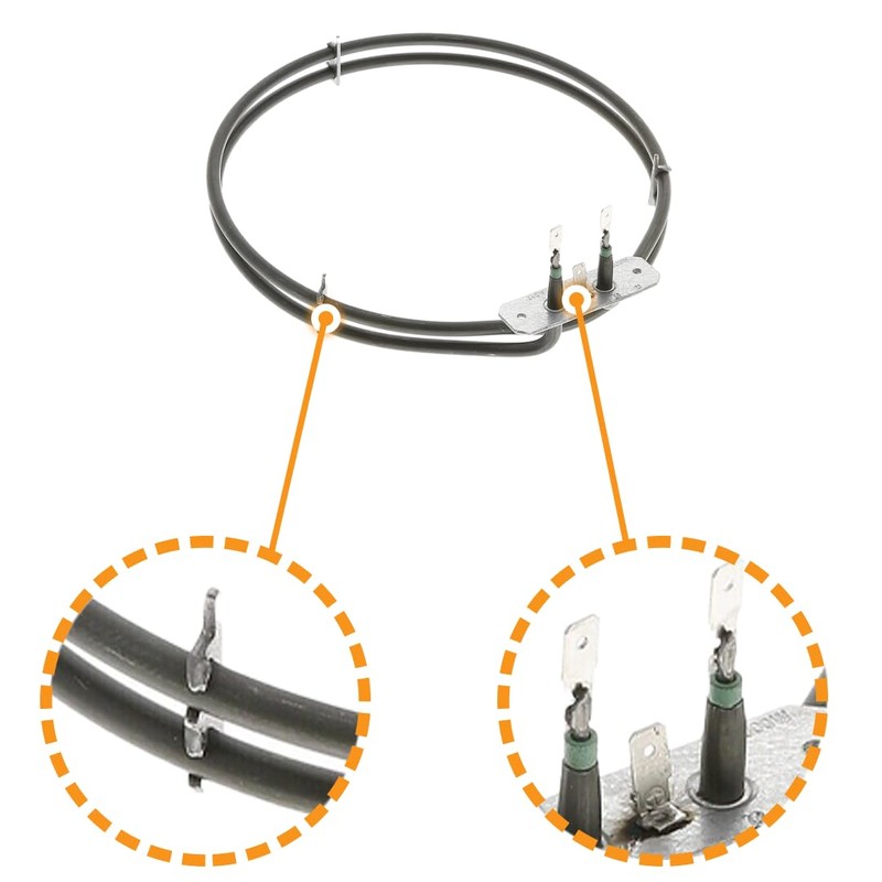 Oven Fan Element To Fit Logik LFTC50W12 LFTC50W16 LFTC60A12 LFTC60B16
