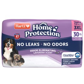 Hartz Hartz Home Protection Lavender Scented Dog Pads, 3XL 30 Count, Super Absorbent & Won't Leak, Odor Eliminating