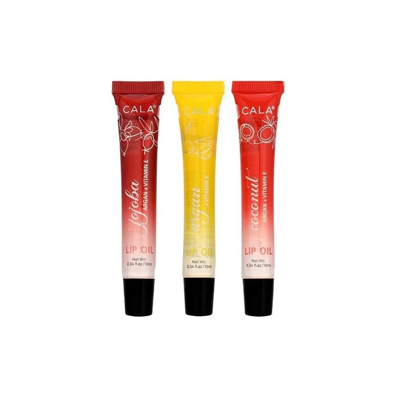 Feel Foxy TRÍO DE ACEITE DE LABIOS: JOJOJOBA, ARAGONA, COCO