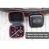 Dsycar Locking Valve Stem Caps Red (8 Pack), Anti Theft