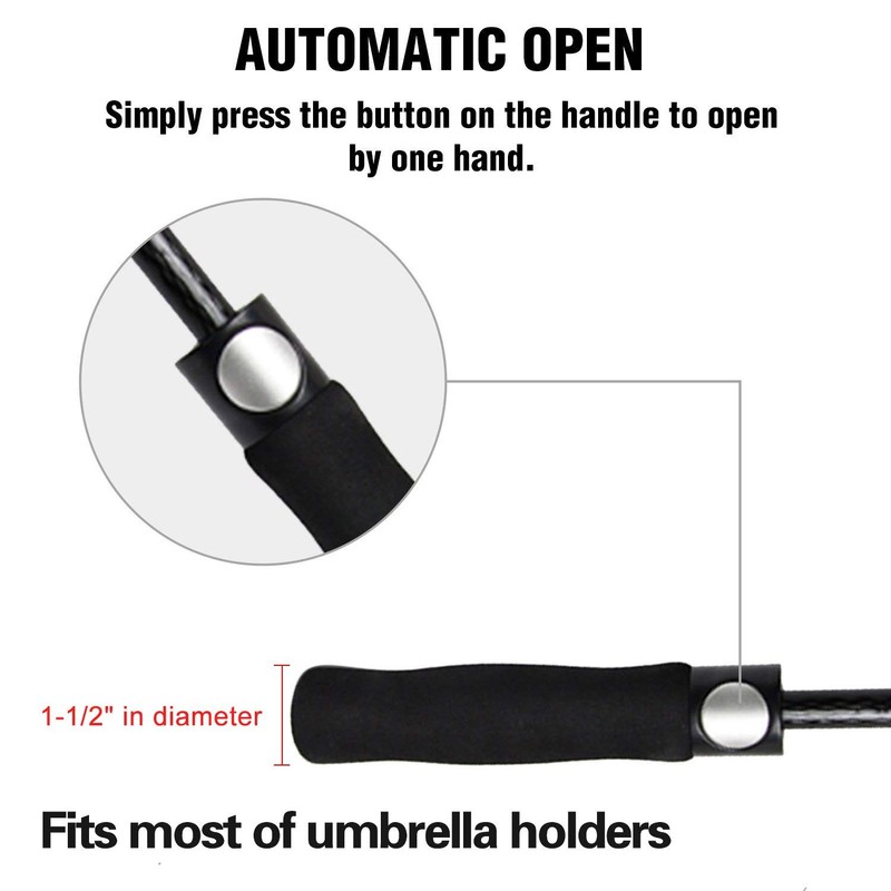 ACEIken Golf Umbrella Windproof Large 62 Inch, Double Canopy Vented,