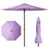 PatioKingdom 11FT Patio Umbrella,Outdoor Umbrella with Push Button Tilt and