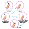 Universo en Linea Plantillas Adhesivas Diseño Uñas Esmalte/ Gel/ Acrílico