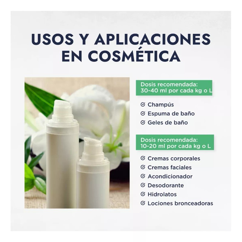 HEBBE COSMETICS CSVD8 ETD2 Leucidal, Conservador Cosmético Natural De Amplio