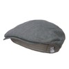 e4Hats.com Men's Linen Summer Ivy Cap - Slate Grey M-L