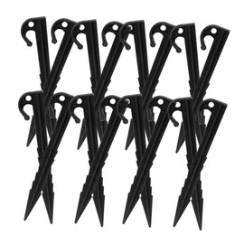 BESPORTBLE 40pcs Camping Tent Stakes Windproof Design Plastic Outdoor Snow Stakes for Decorations