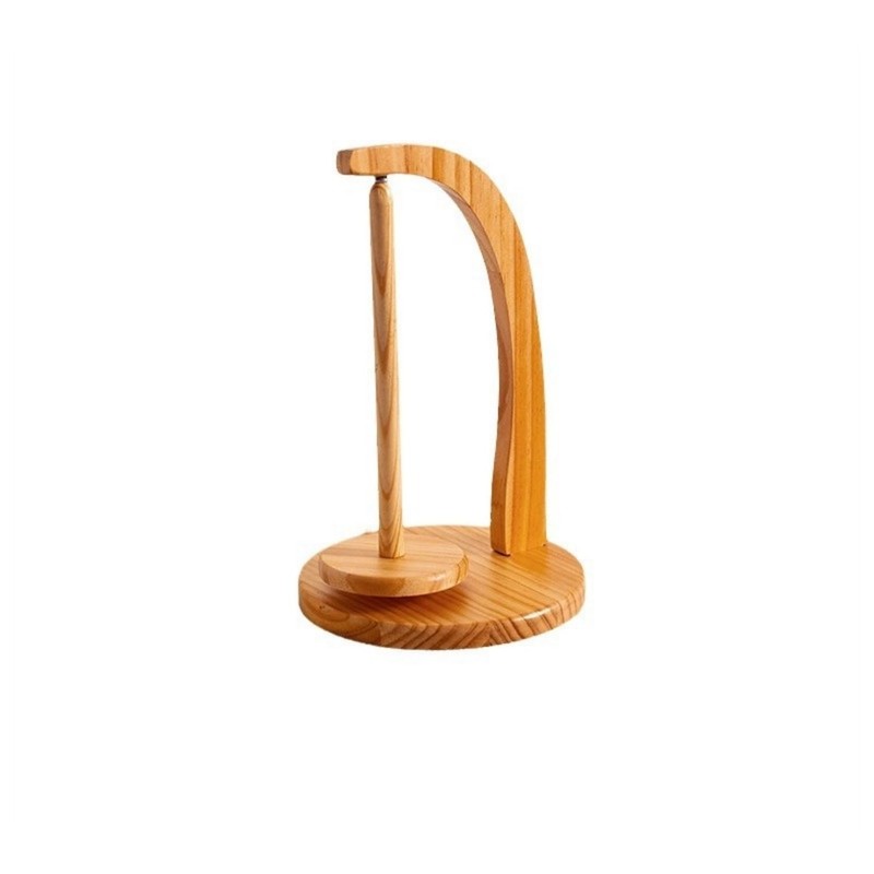 ZMShenMa Wooden Rotatable Spool Holder, High-Performance Magnetic Hand Woven Yarn