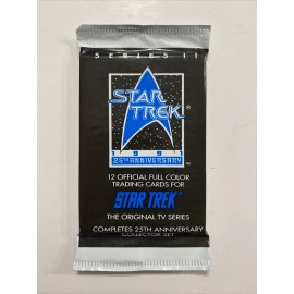 1991 Star Trek Original Trading Cards Pack Blue Next Generation Impel Series 2