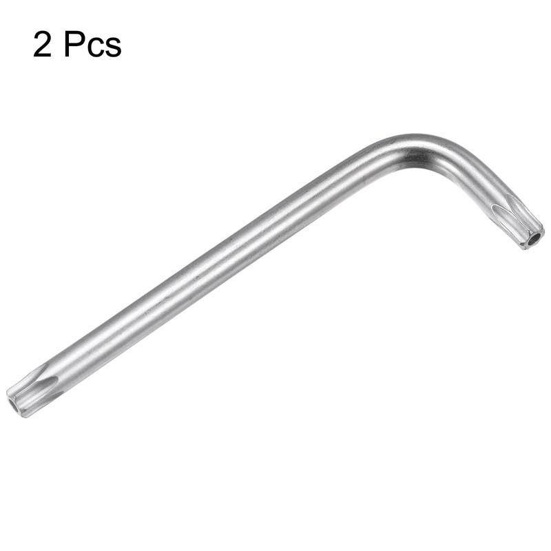 sourcing map 2pcs T45 Tamper Proof Torx Star Key Bit