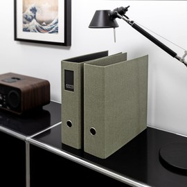 Rössler S.O.H.O. A4 with Lever Arch File Spine Width 85 mm Special Line Sage