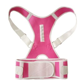 Adjustable Posture Corrector, Invisible Under The Fabric Band of The Garment to Improve The Bad Posture - Physiotherapy Posture orthosis, Pink, S