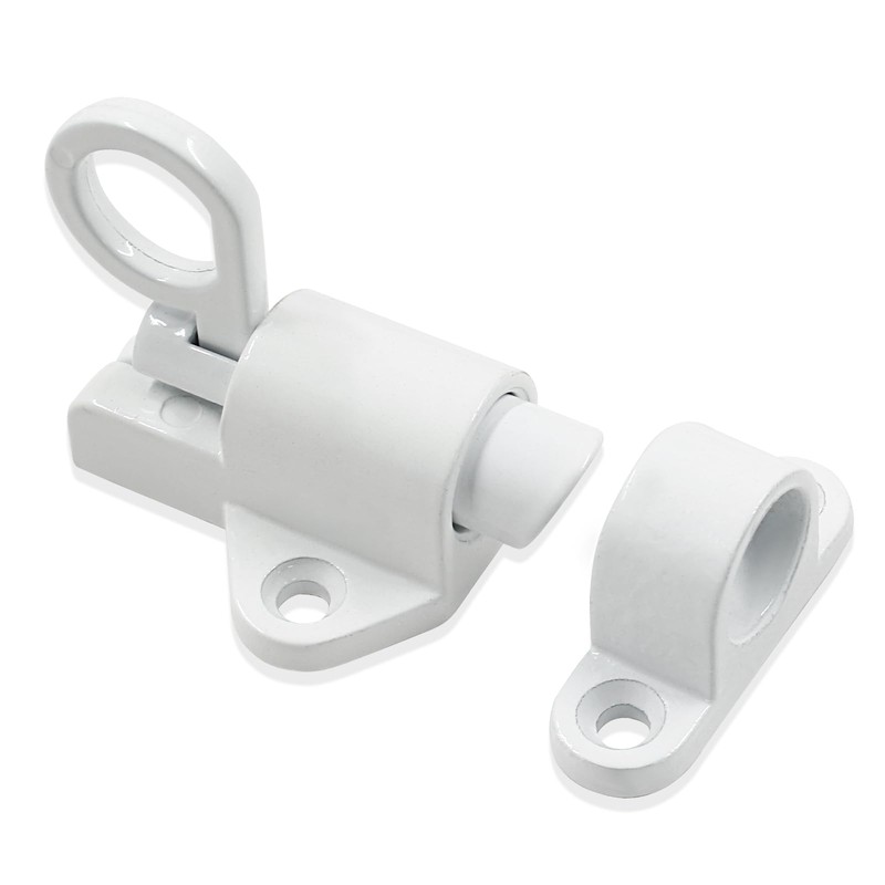 Bivethoi 2Pcs Self-Closing Latches, Resilient Bolt Latch Spring Door Lock,