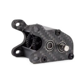 CobraCrawler Ultralight Dual Motor Transmission 62g Aluminum LCG Transmission Gearboxes 48P Overdrive Dig Tiny Gearbox for 1/10 RC Crawler LCG Cheater Rig (Gray)