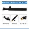 PLAXCON WP-26FV TIG Welding Torch Head Flexible & Valve Air-Cooled